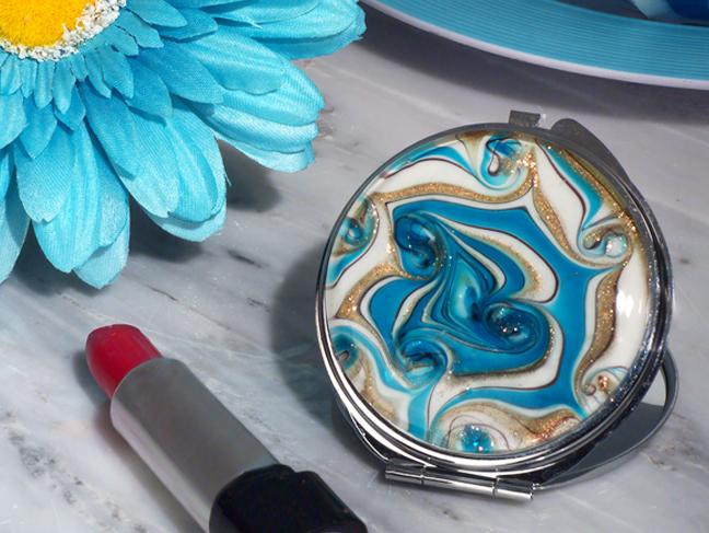 Murano compact mirror Wedding Bridal Shower Party Favors