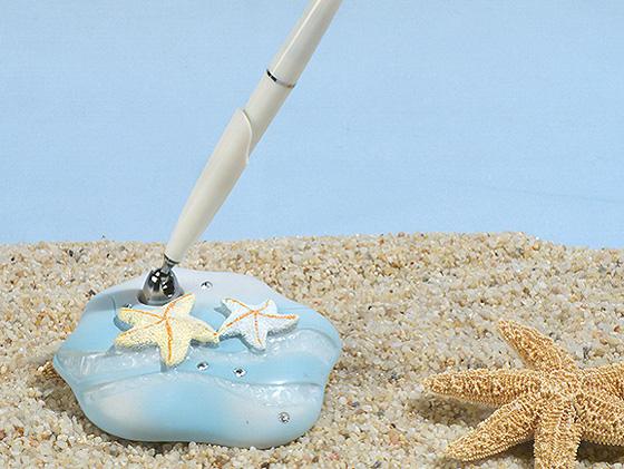 Starfish beach theme Guest Book Pen Set