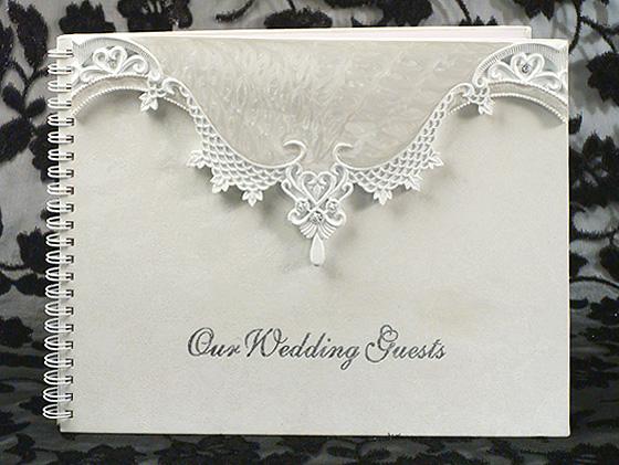 Eleganza collection WEDDING GUESTBOOK GUEST BOOK REGISTRY Bridal Shower Gifts